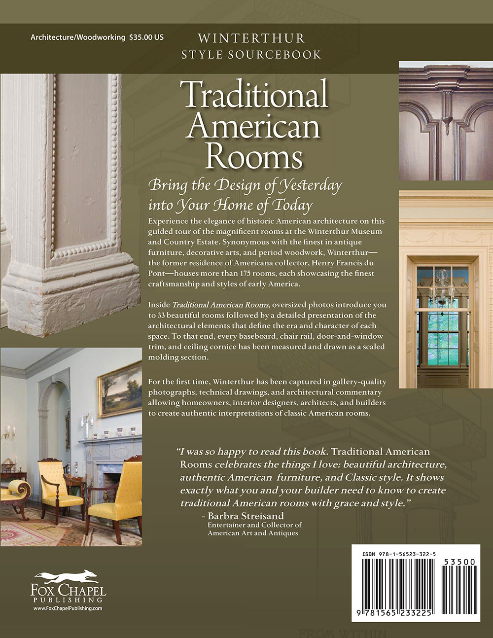 Traditional American Rooms (Winterthur Style Sourcebook) - Fox Chapel Publishing Co.