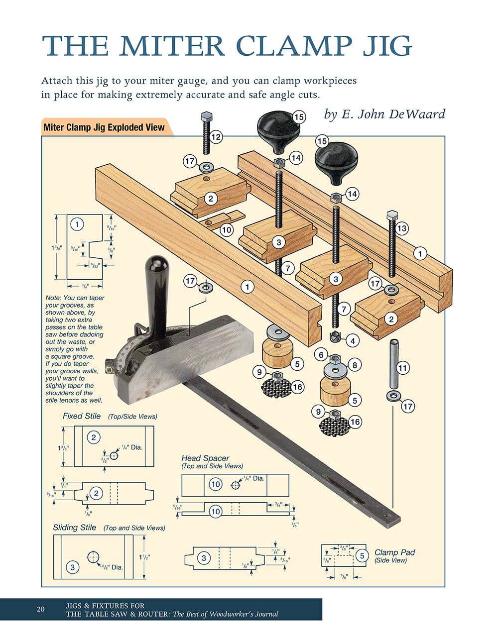 Jigs & Fixtures for the Table Saw & Router - Fox Chapel Publishing Co.