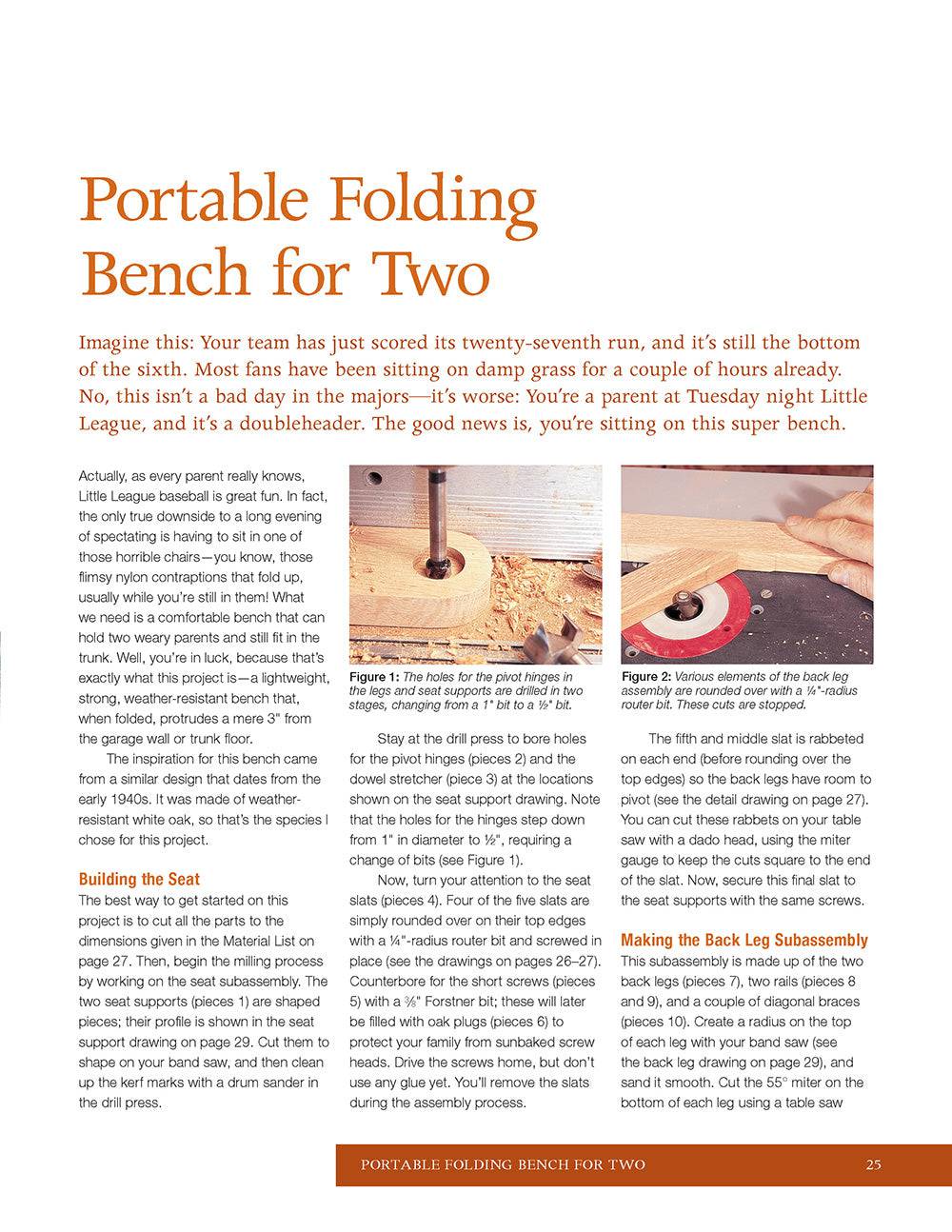 Benches, Chairs and Beds - Fox Chapel Publishing Co.