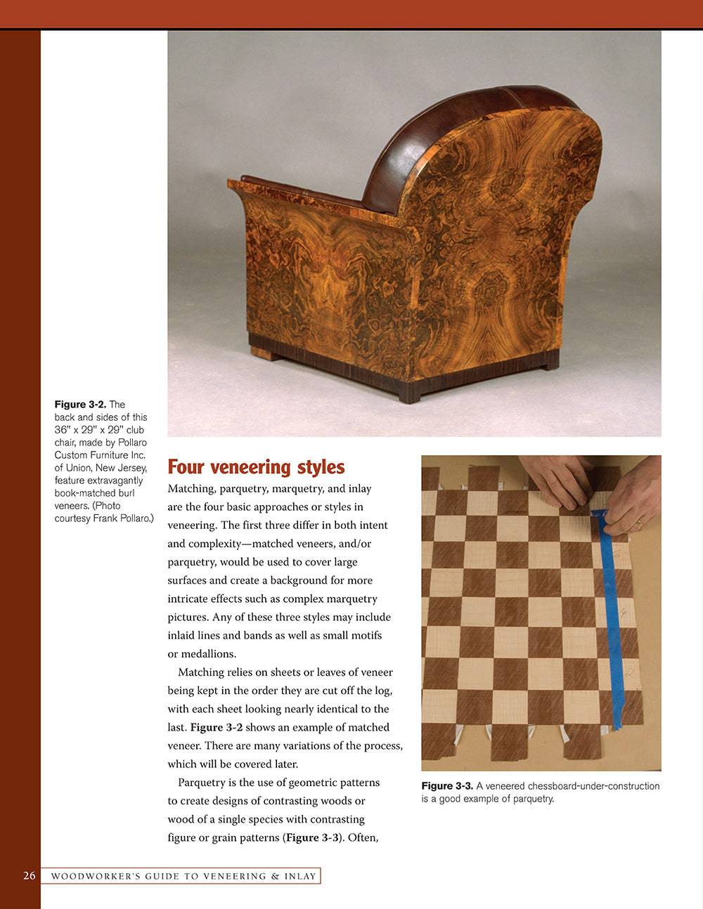 Woodworker's Guide to Veneering & Inlay (SC) - Fox Chapel Publishing Co.