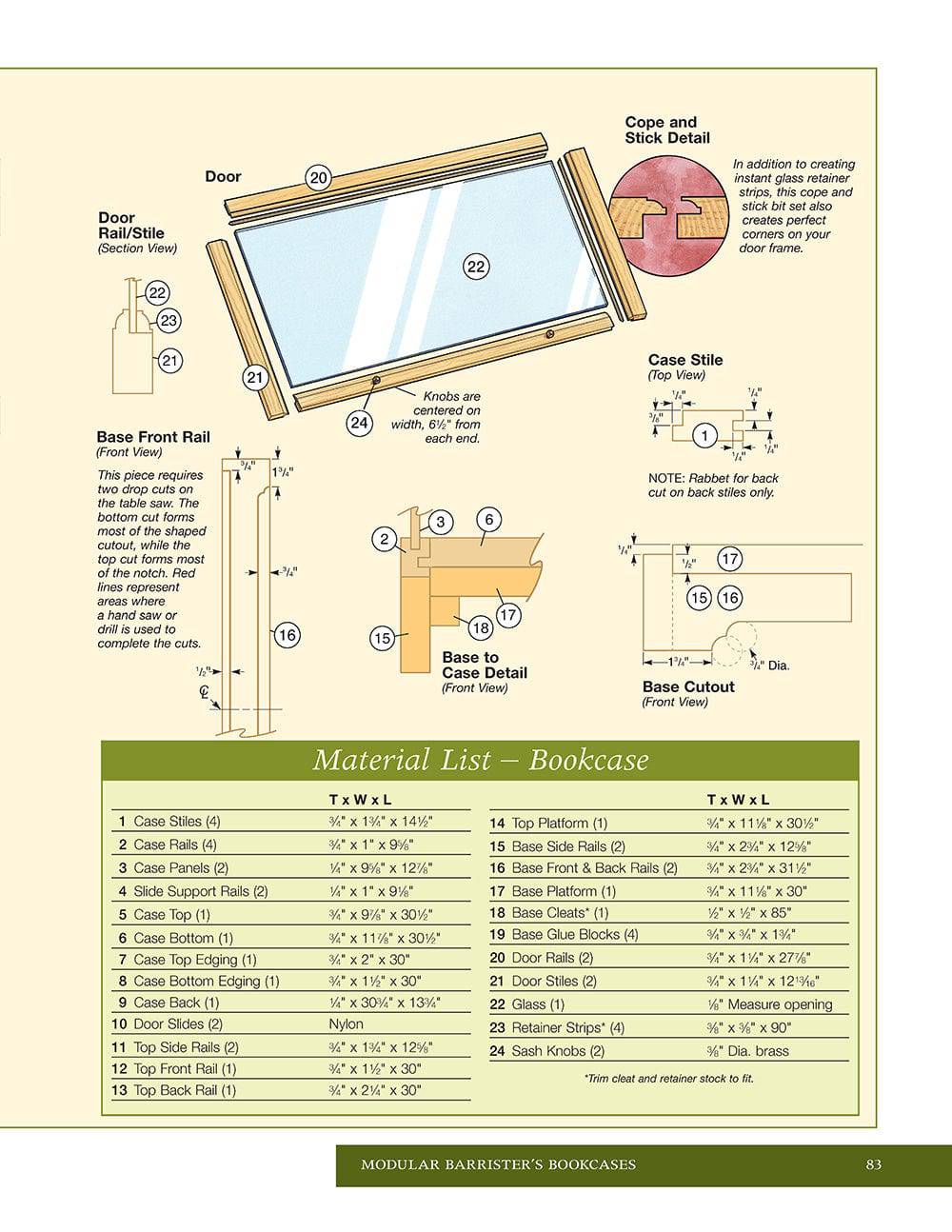 Desks, Bookcases, and Entertainment Centers (Best of WWJ) - Fox Chapel Publishing Co.
