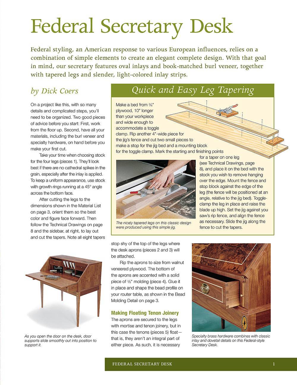 Desks, Bookcases, and Entertainment Centers (Best of WWJ) - Fox Chapel Publishing Co.