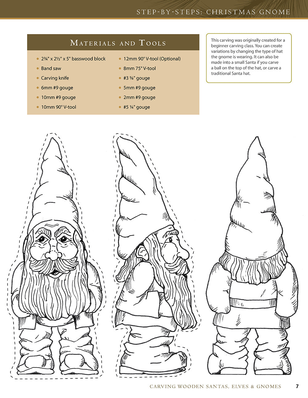 Carving Wooden Santas, Elves & Gnomes - Fox Chapel Publishing Co.