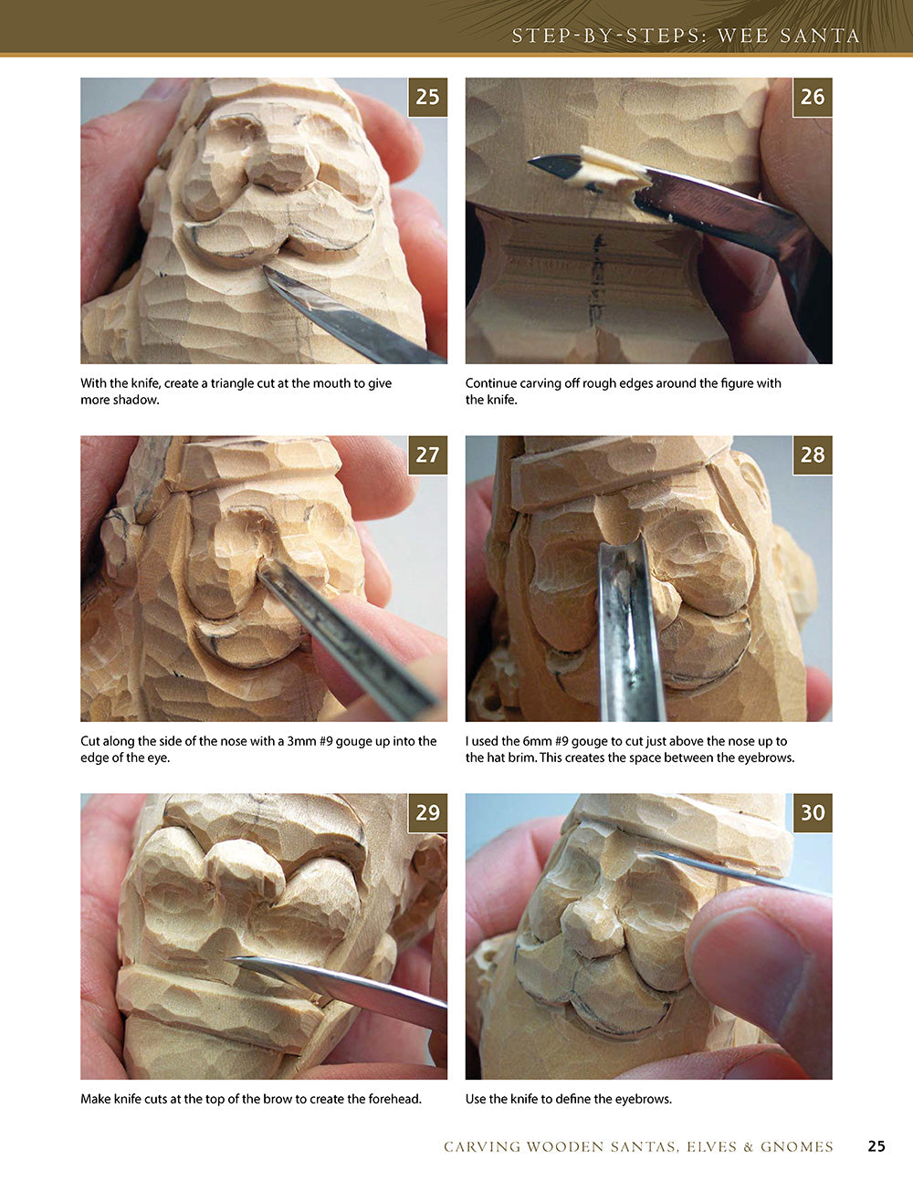 Carving Wooden Santas, Elves & Gnomes