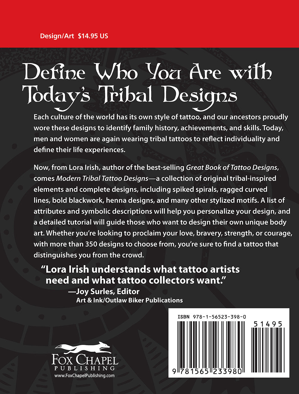 Modern Tribal Tattoo Designs - Fox Chapel Publishing Co.