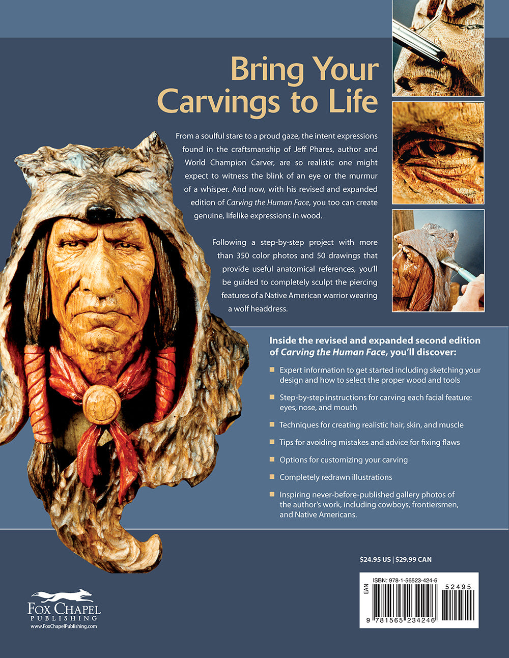 Carving the Human Face, Second Edition, Revised & Expanded - Fox Chapel Publishing Co.