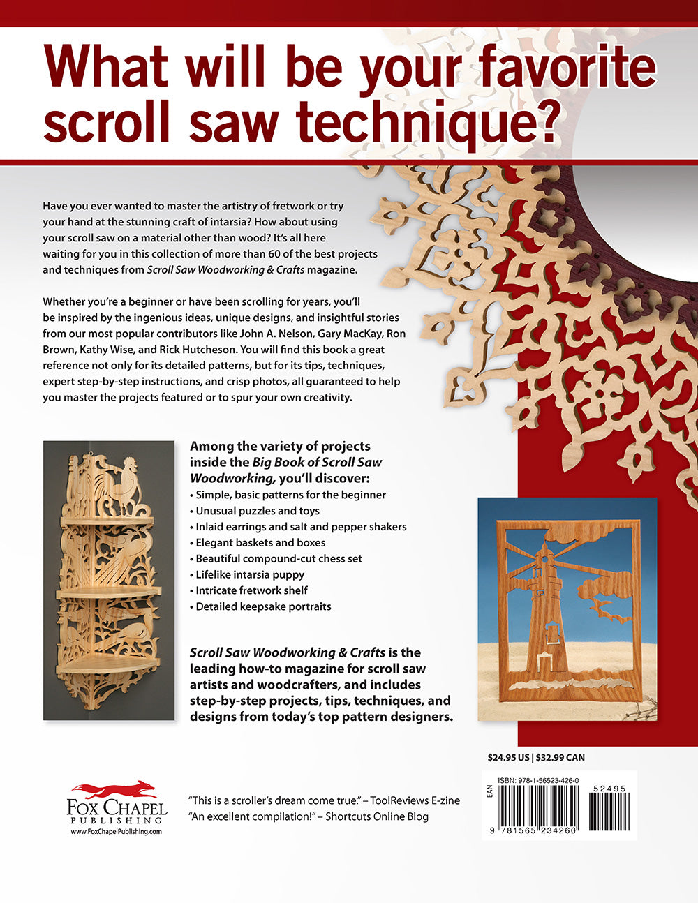 Big Book of Scroll Saw Woodworking (Best of SSW&C) - Fox Chapel Publishing Co.