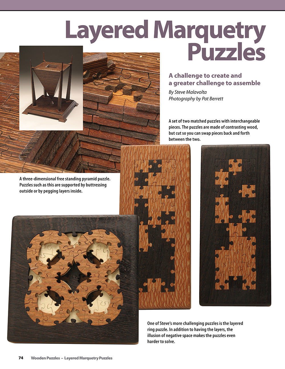 Wooden Puzzles - Fox Chapel Publishing Co.