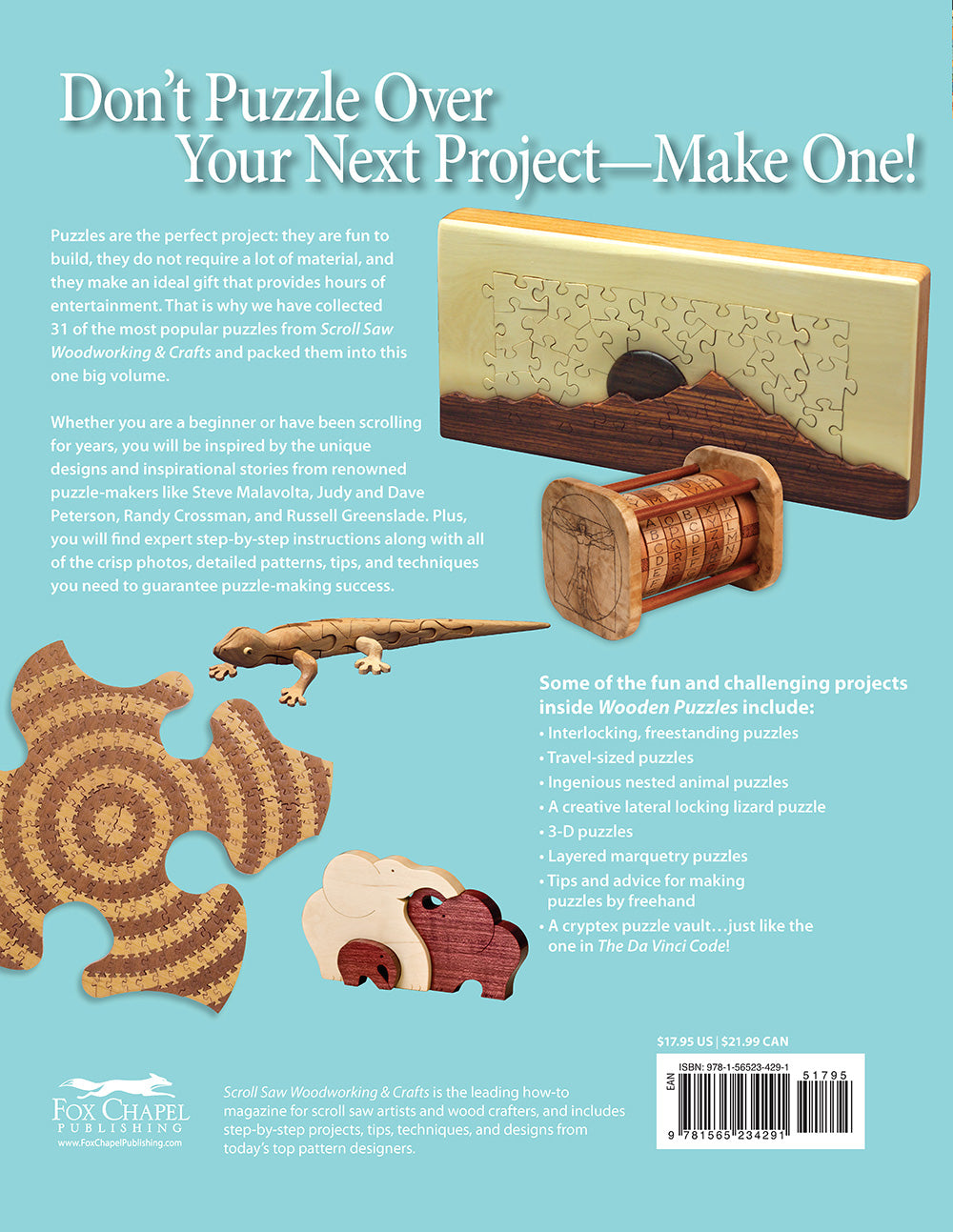 Wooden Puzzles - Fox Chapel Publishing Co.