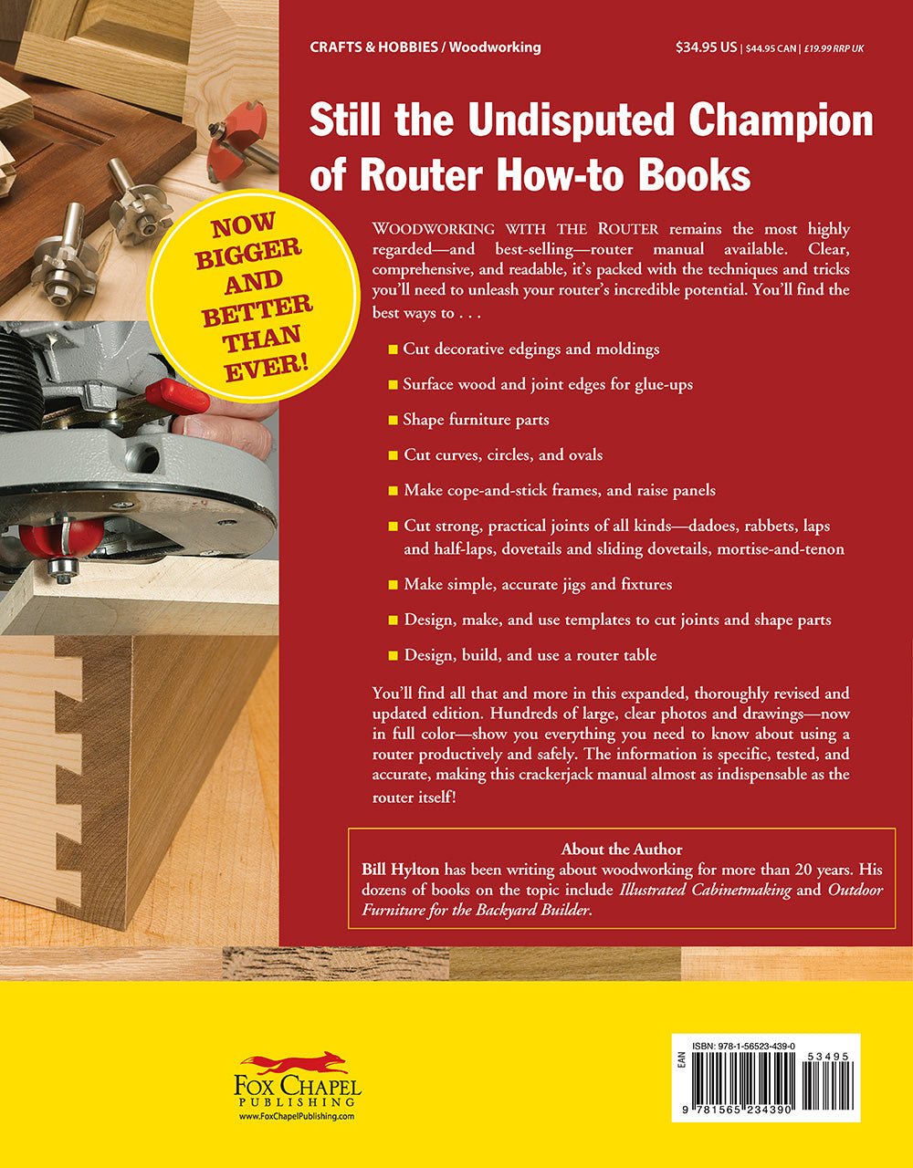 Woodworking with the Router Hardcover - Fox Chapel Publishing Co.