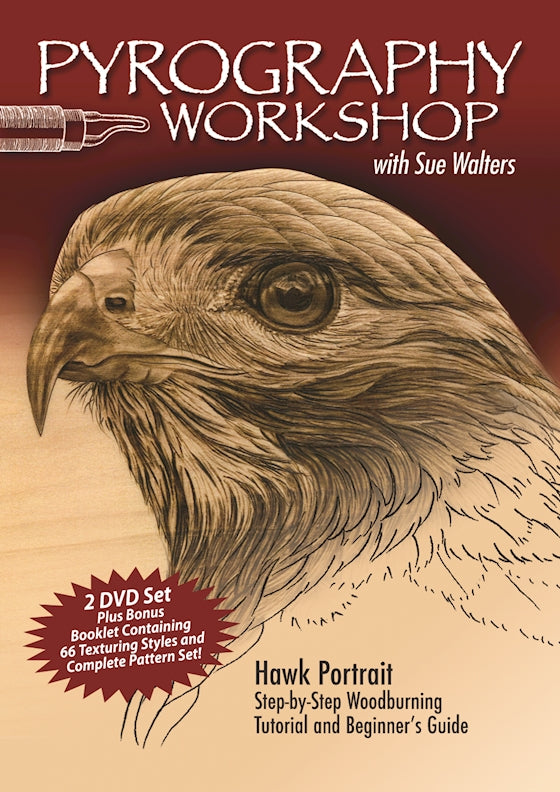 Pyrography Workshop with Sue Walters DVD - Fox Chapel Publishing Co.