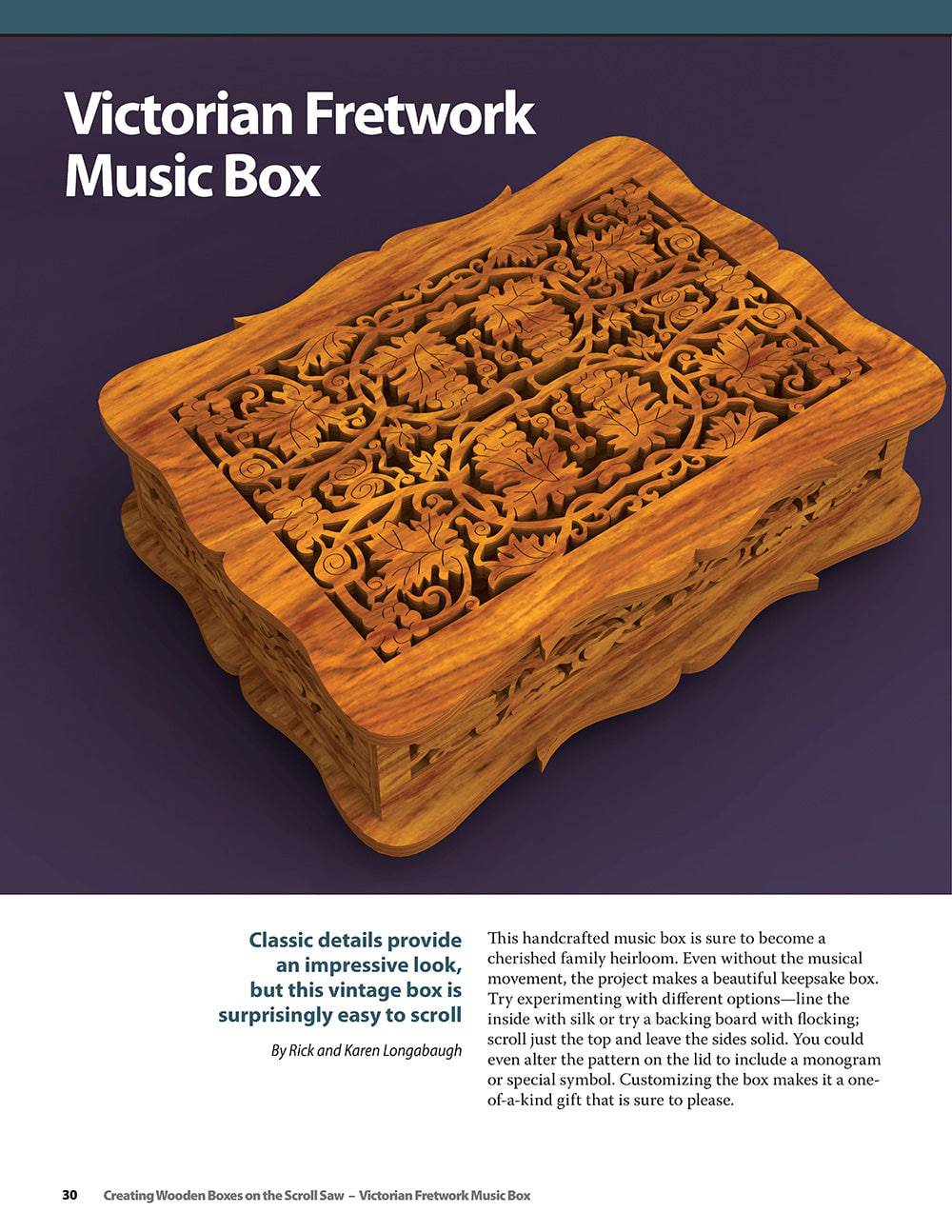 Creating Wooden Boxes on the Scroll Saw - Fox Chapel Publishing Co.