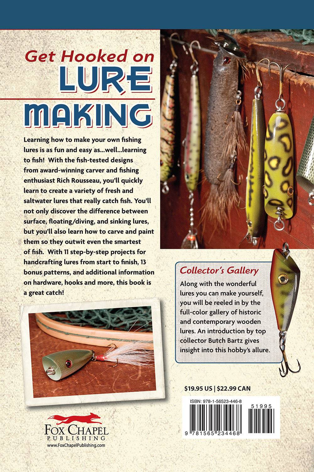Making Wooden Fishing Lures - Fox Chapel Publishing Co.