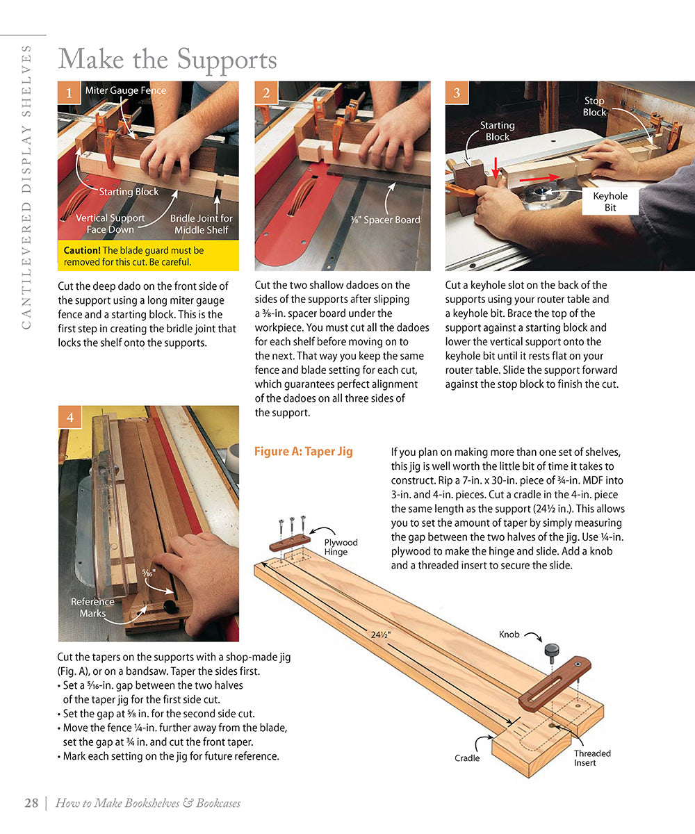 How to Make Bookshelves & Bookcases (Best of AW) - Fox Chapel Publishing Co.
