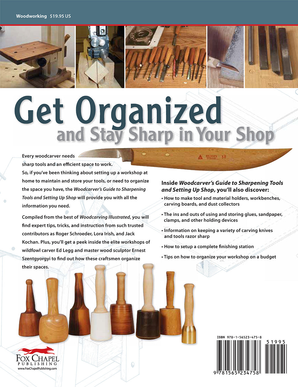 Woodcarver's Guide to Sharpening, Tools and Setting Up Shop (Best of WCI) - Fox Chapel Publishing Co.
