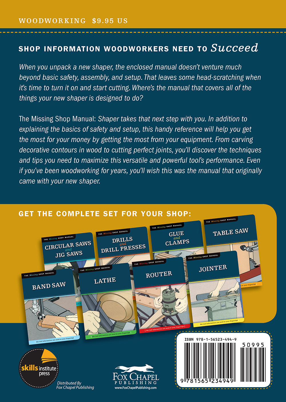Shaper (Missing Shop Manual) - Fox Chapel Publishing Co.