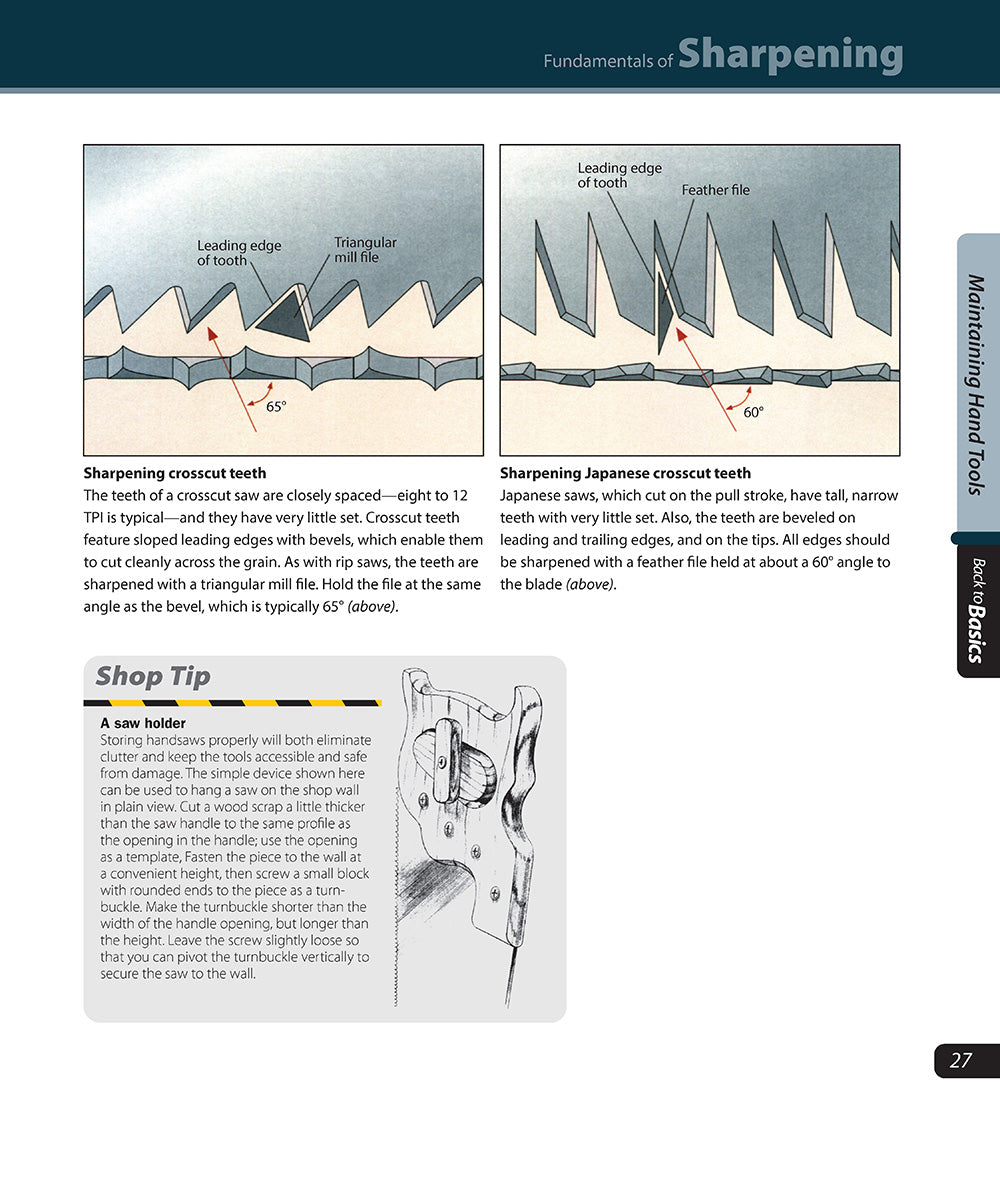 Fundamentals of Sharpening (Back to Basics) - Fox Chapel Publishing Co.