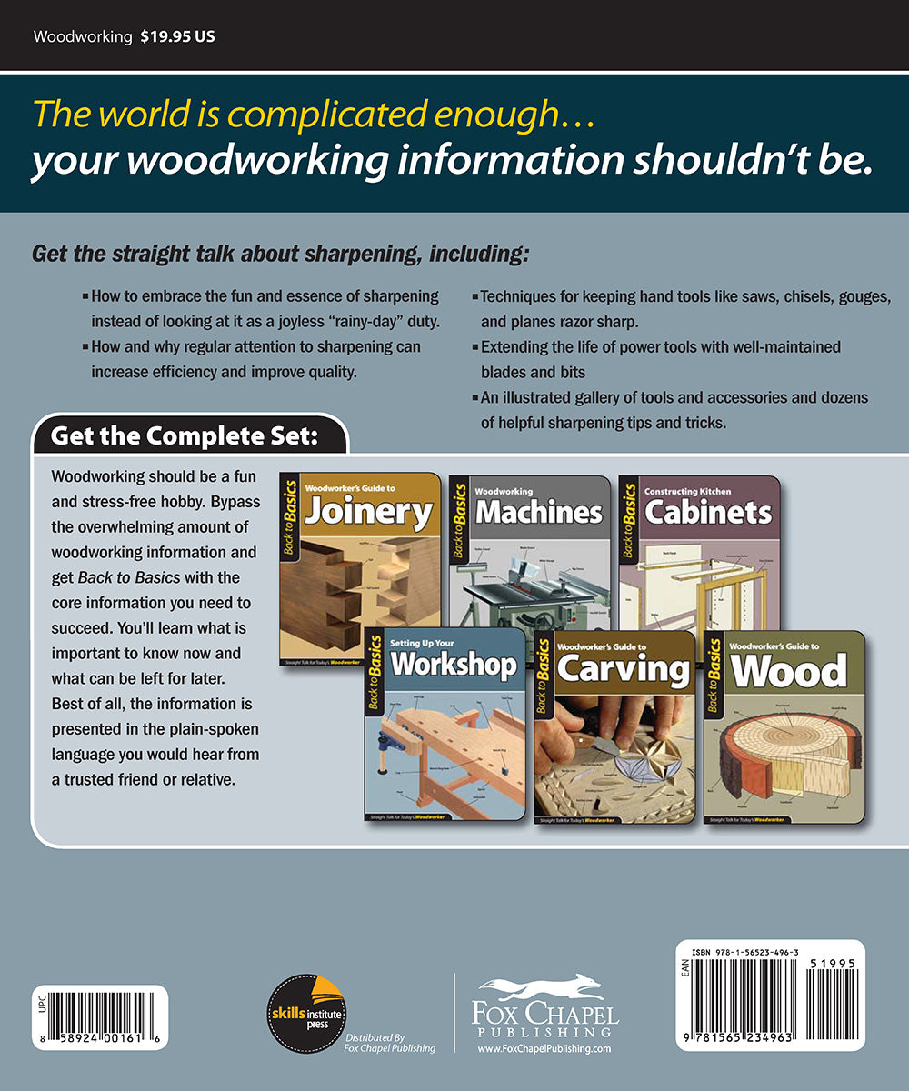 Fundamentals of Sharpening (Back to Basics) - Fox Chapel Publishing Co.