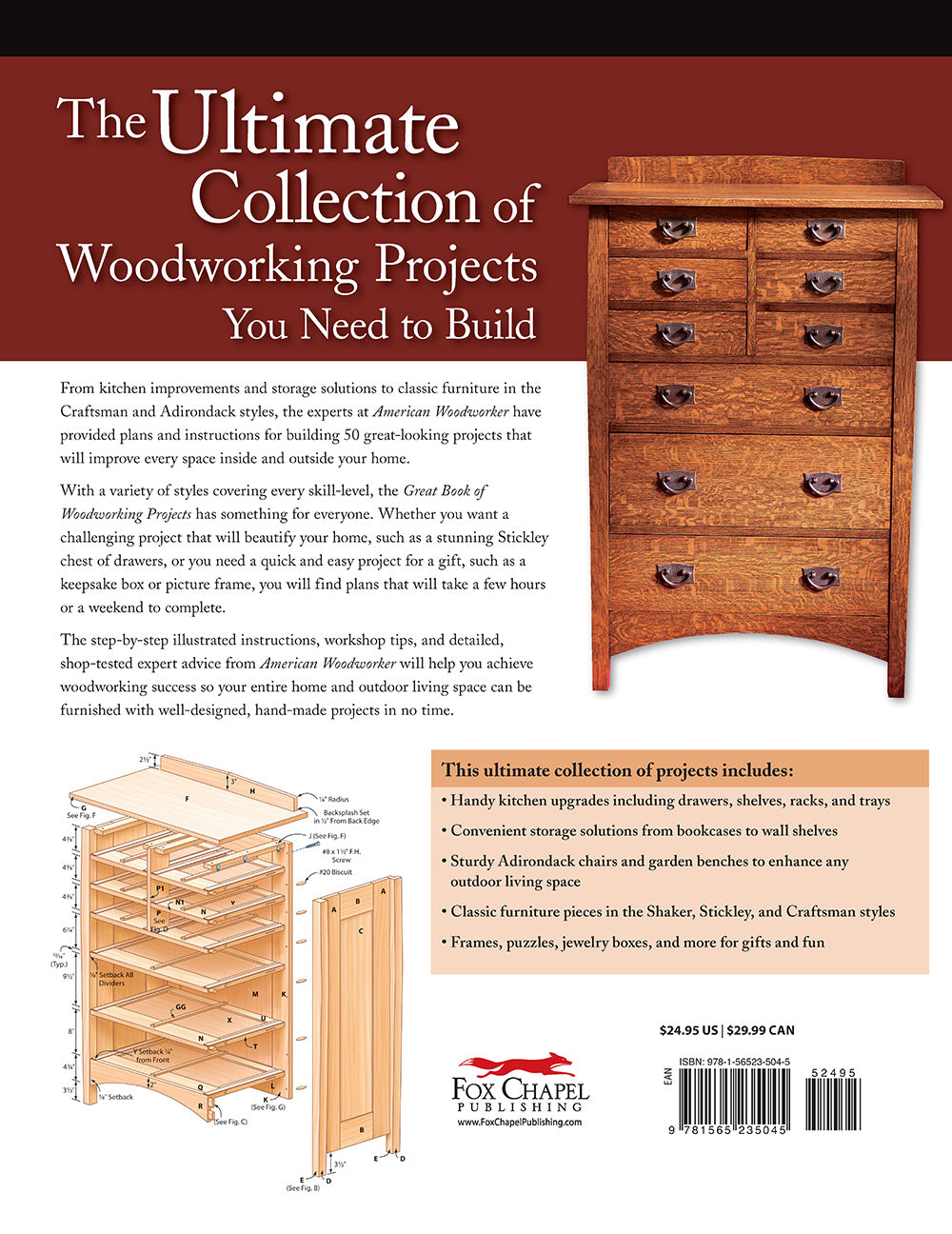 Great Book of Woodworking Projects - Fox Chapel Publishing Co.