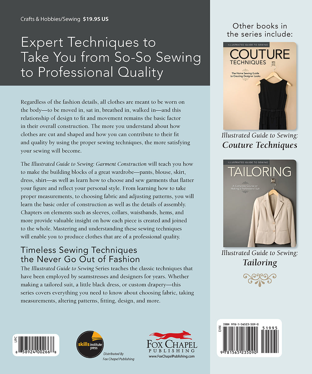 Illustrated Guide to Sewing: Garment Construction - Fox Chapel Publishing Co.