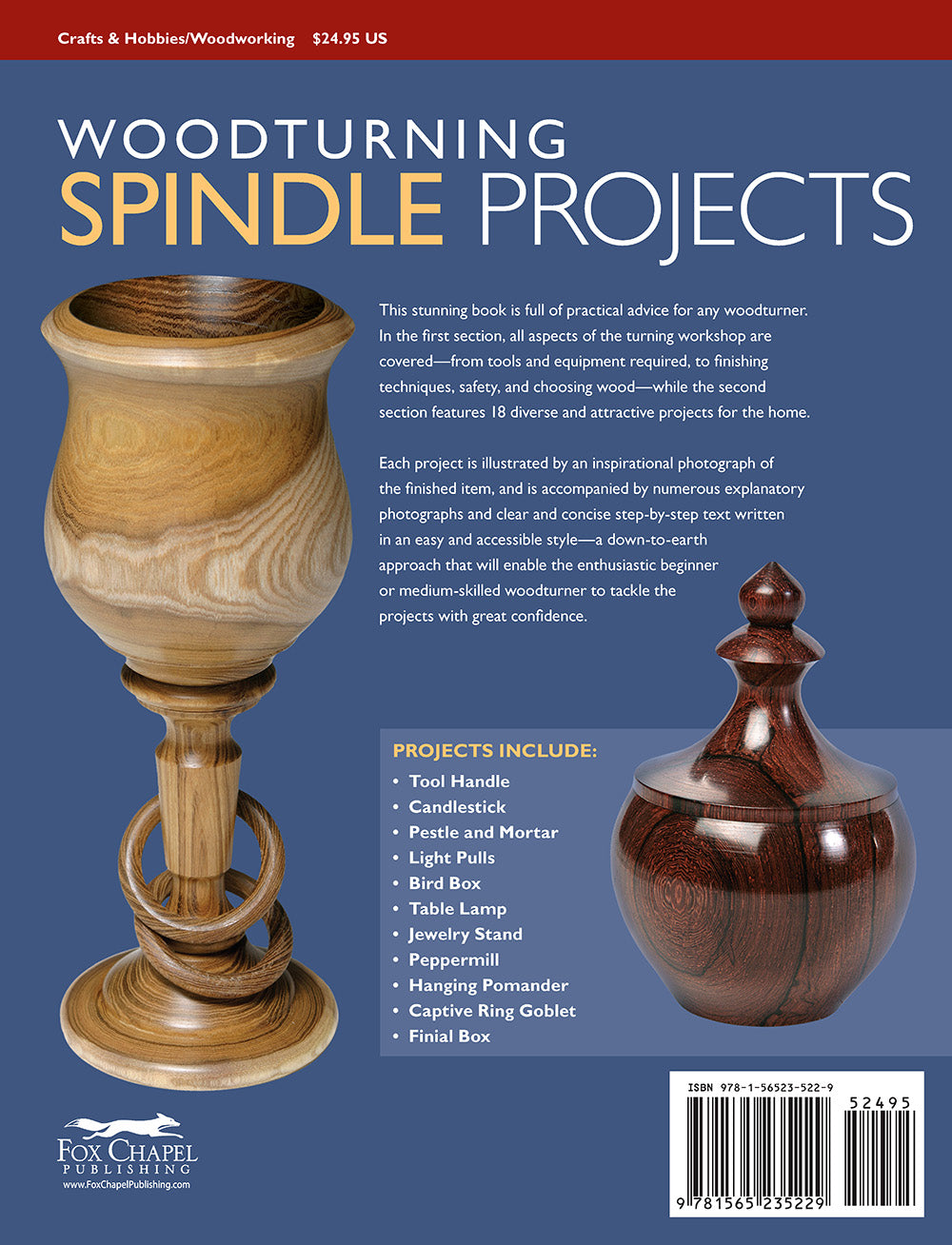 Woodturning Spindle Projects - Fox Chapel Publishing Co.