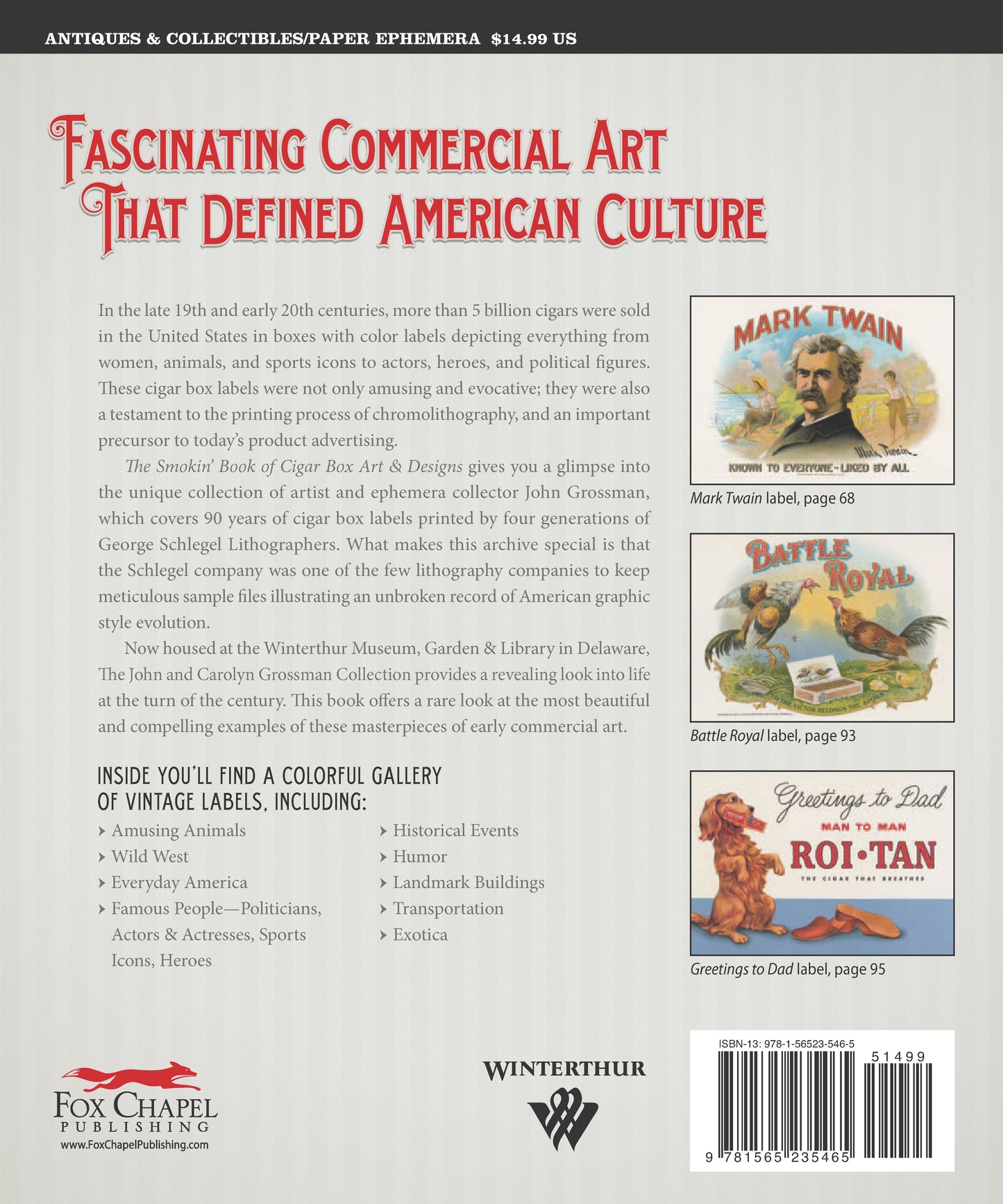 The Smokin' Book of Cigar Box Art & Designs - Fox Chapel Publishing Co.