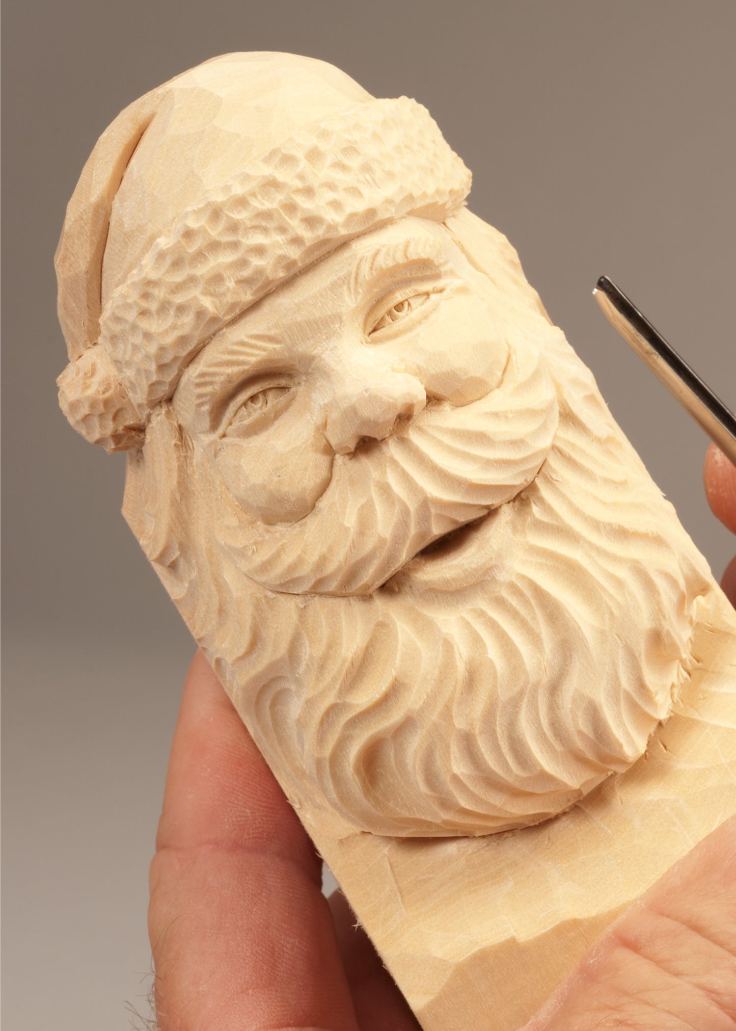 Santas Study Stick Kit (Learn to Carve Faces with Harold Enlow)