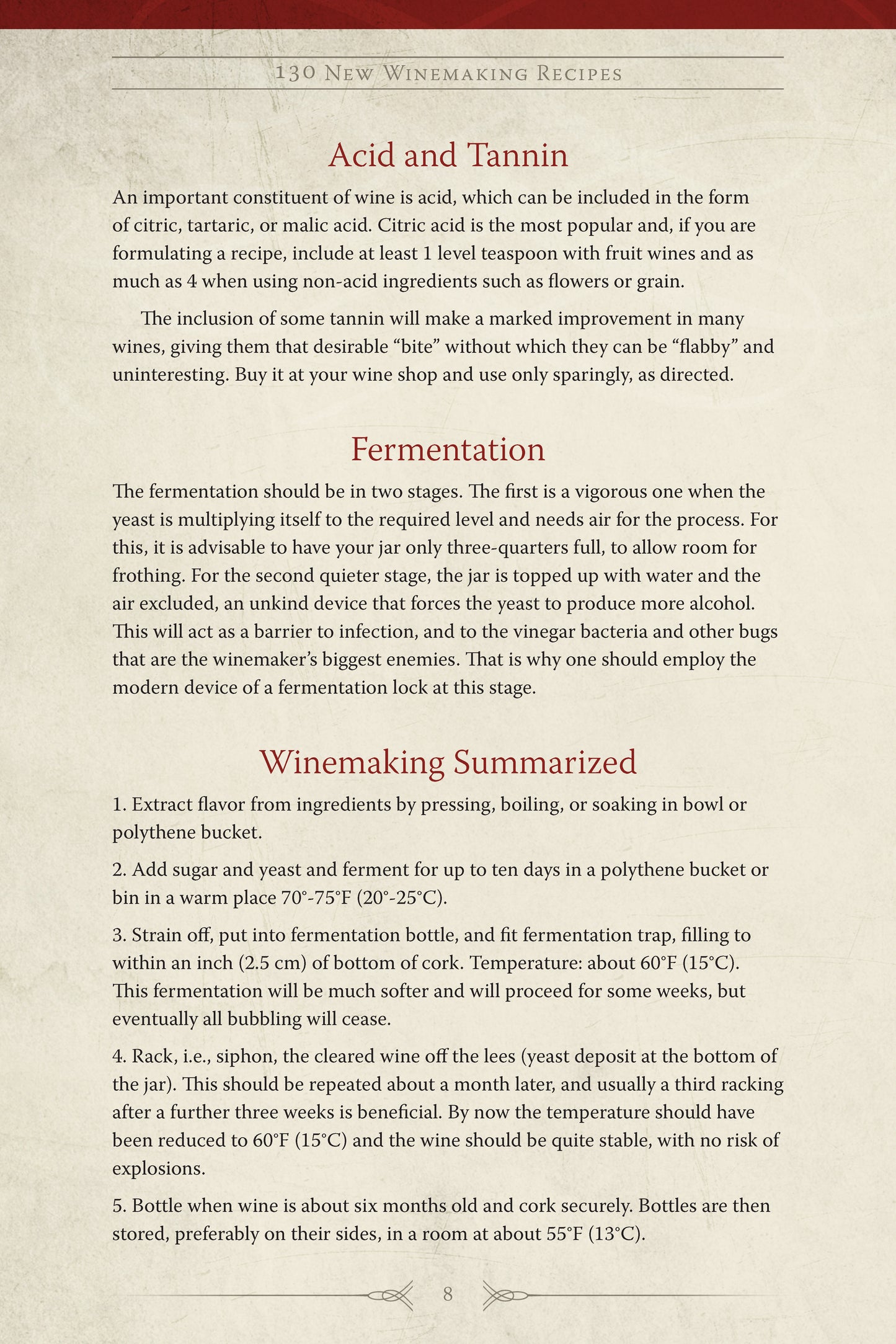 130 New Winemaking Recipes