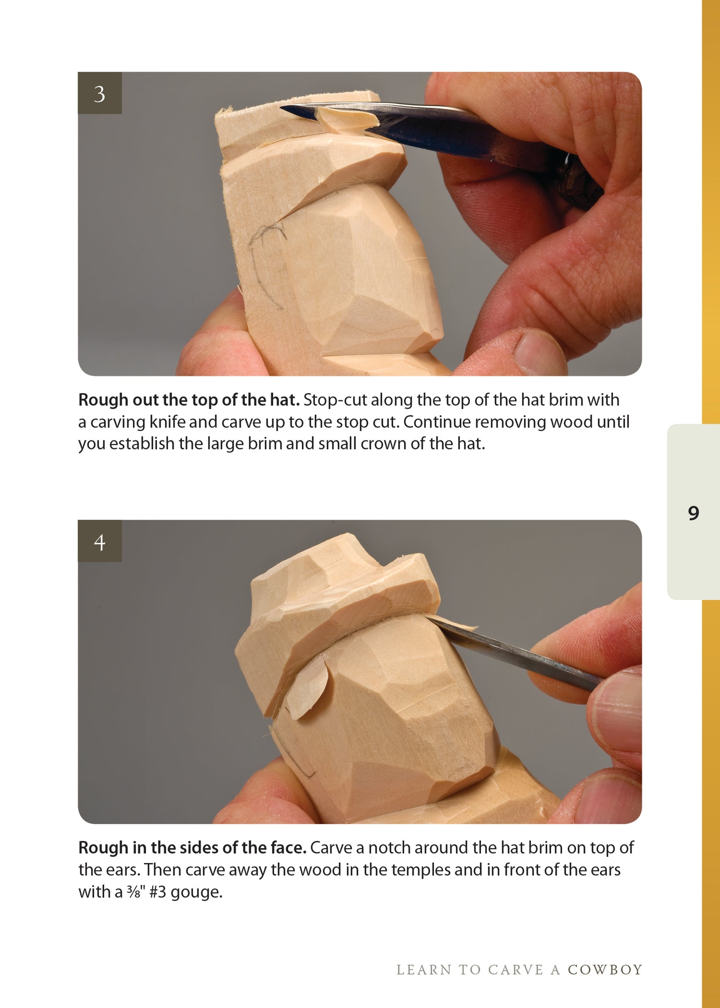 Learn to Carve a Cowboy (Booklet) - Fox Chapel Publishing Co.