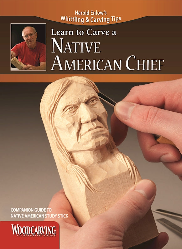 Learn to Carve a Native American Chief (Booklet) - Fox Chapel Publishing Co.