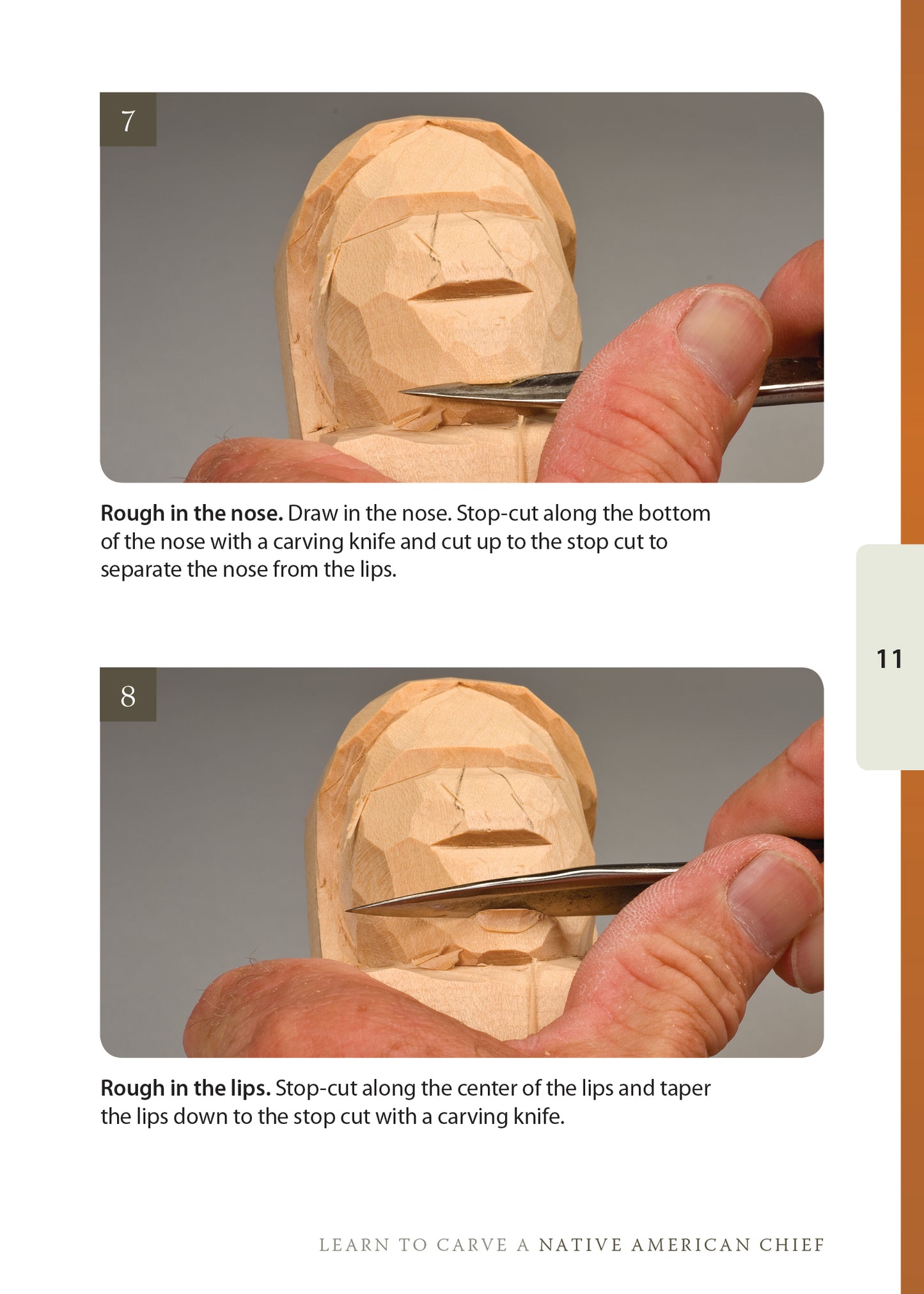 Learn to Carve a Native American Chief (Booklet) - Fox Chapel Publishing Co.