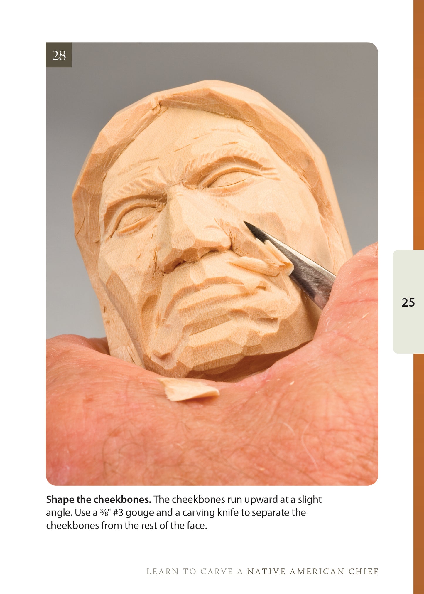 Learn to Carve a Native American Chief (Booklet) - Fox Chapel Publishing Co.