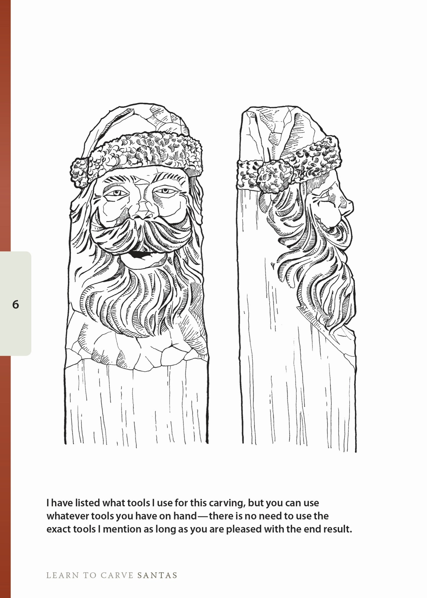 Learn to Carve Santas (Booklet) - Fox Chapel Publishing Co.