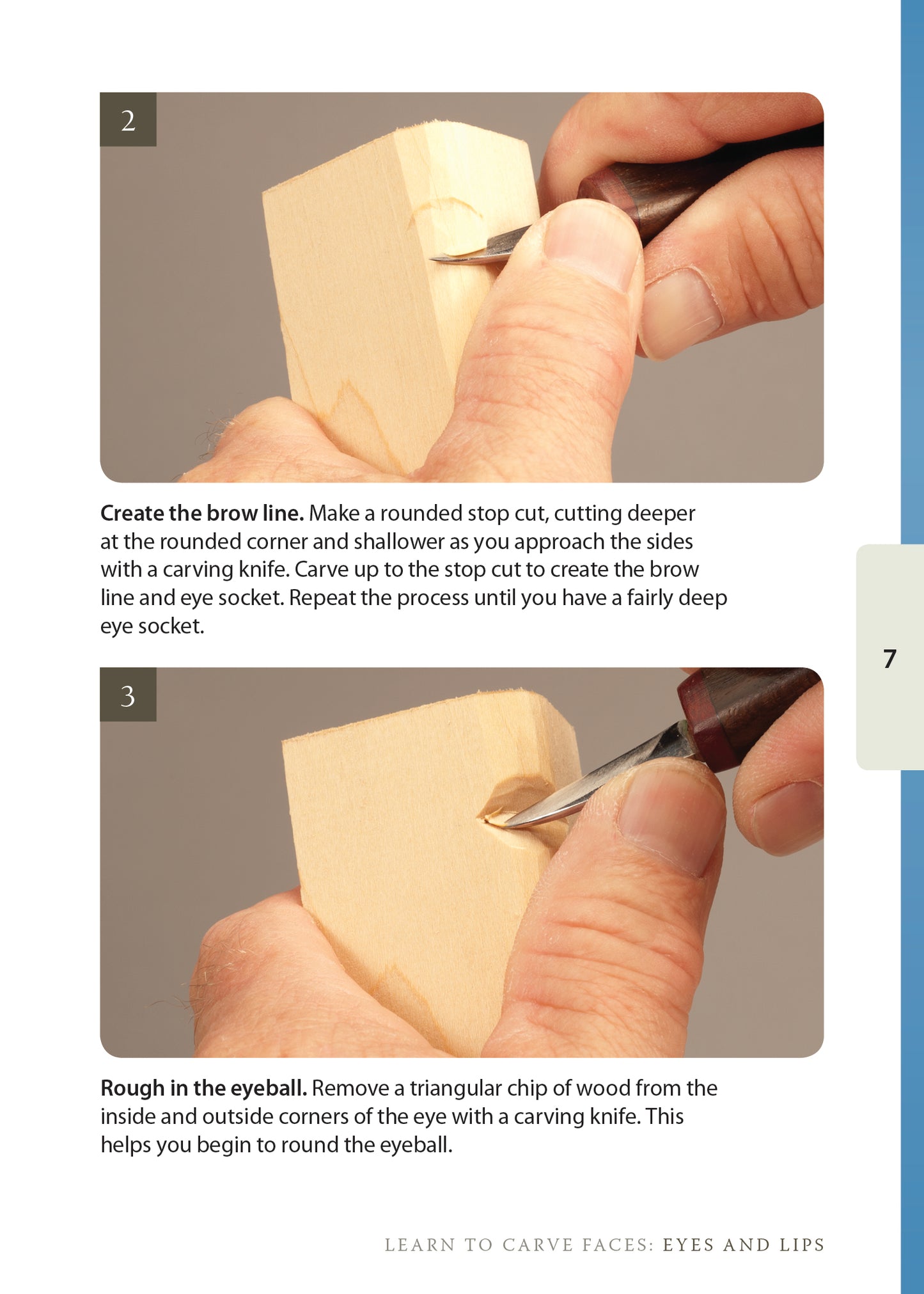 Learn to Carve Faces: Eyes and Lips (Booklet) - Fox Chapel Publishing Co.