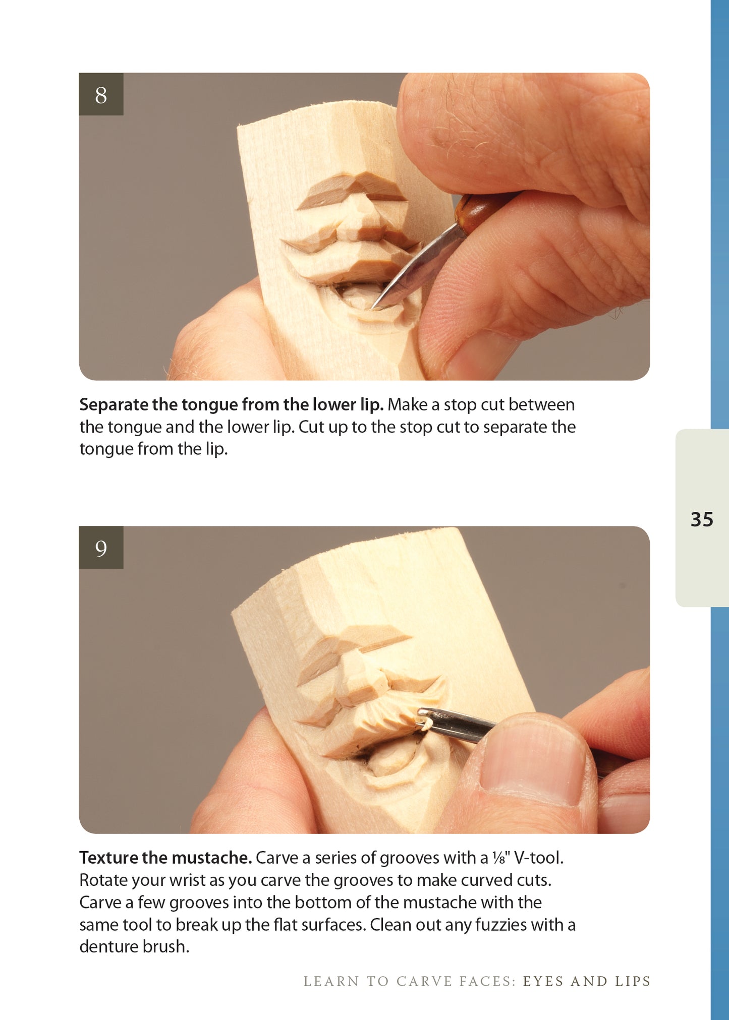 Learn to Carve Faces: Eyes and Lips (Booklet)