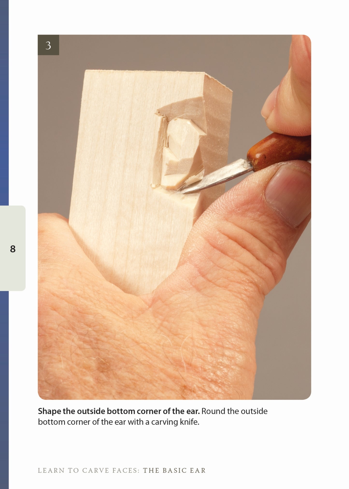 Learn to Carve Faces: The Basic Ear (Booklet) - Fox Chapel Publishing Co.
