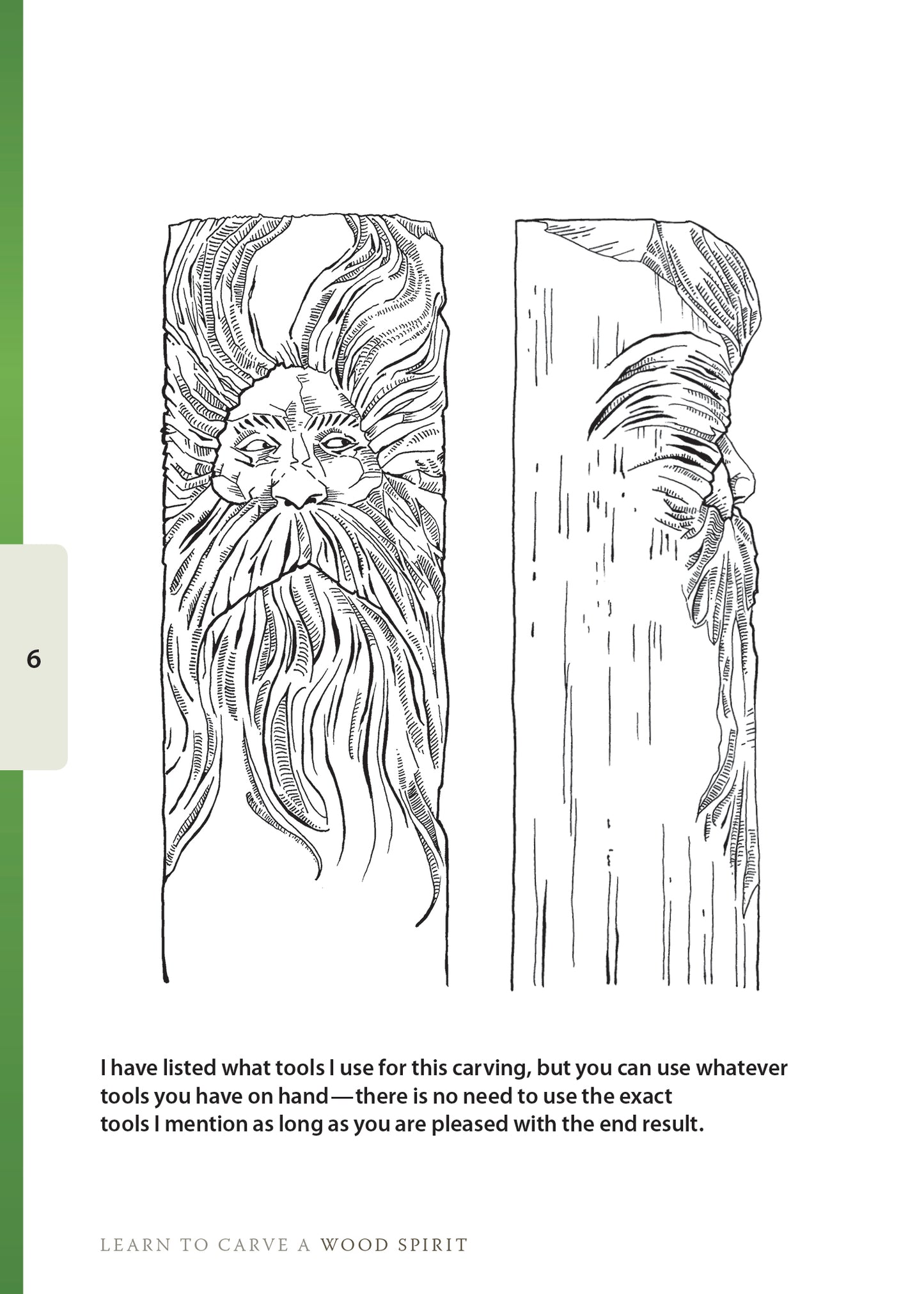 Learn to Carve a Wood Spirit (Booklet) - Fox Chapel Publishing Co.