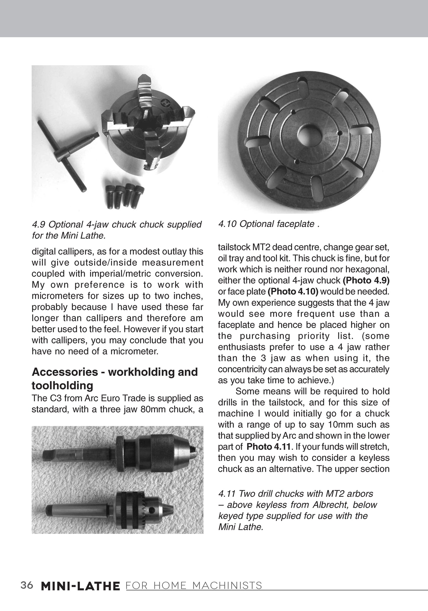 Mini-Lathe for Home Machinists