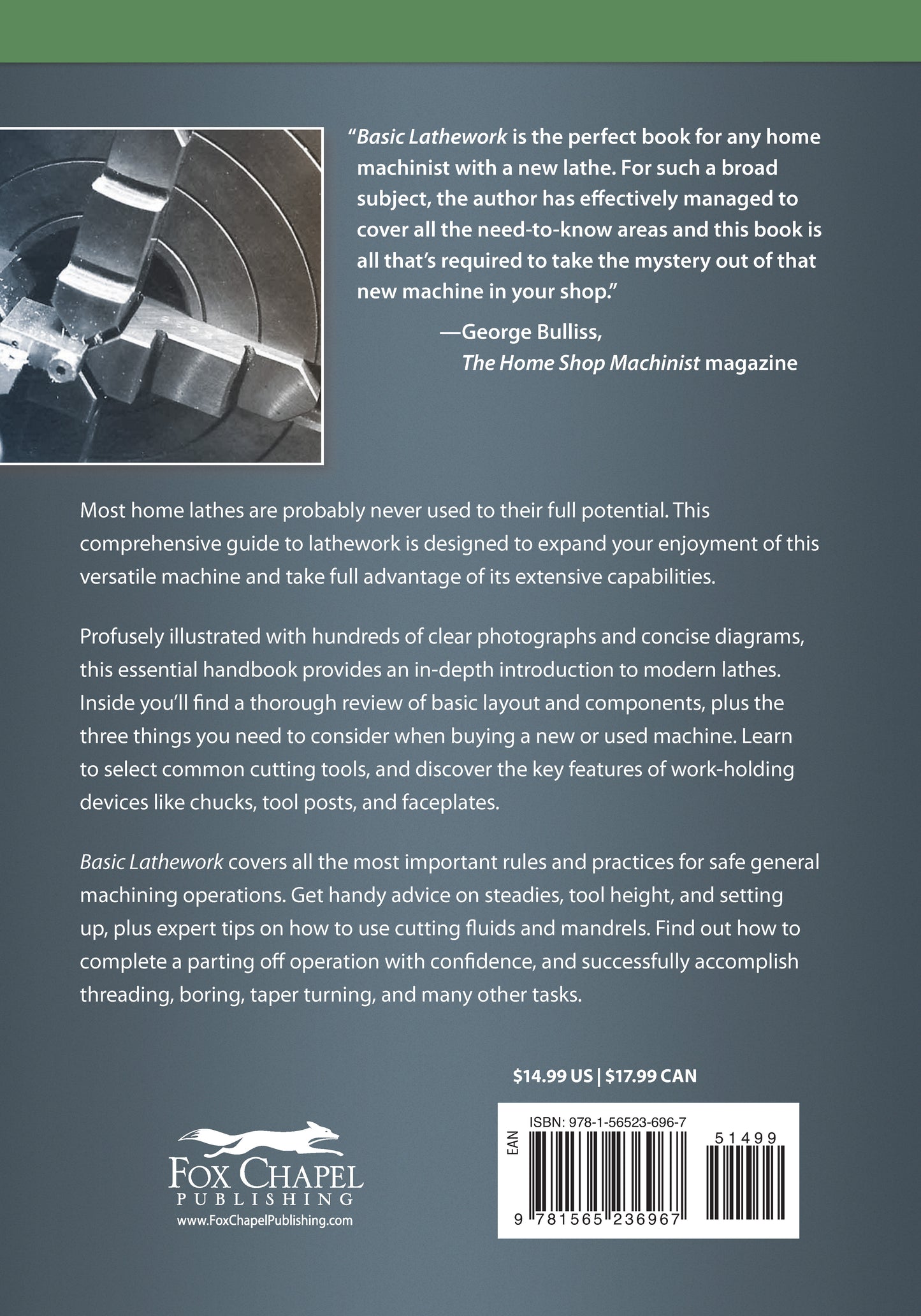 Basic Lathework for Home Machinists - Fox Chapel Publishing Co.