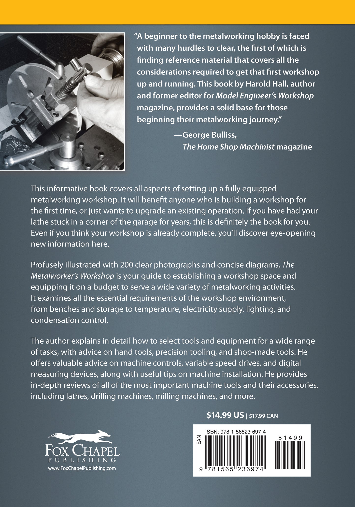 The Metalworker's Workshop for Home Machinists - Fox Chapel Publishing Co.
