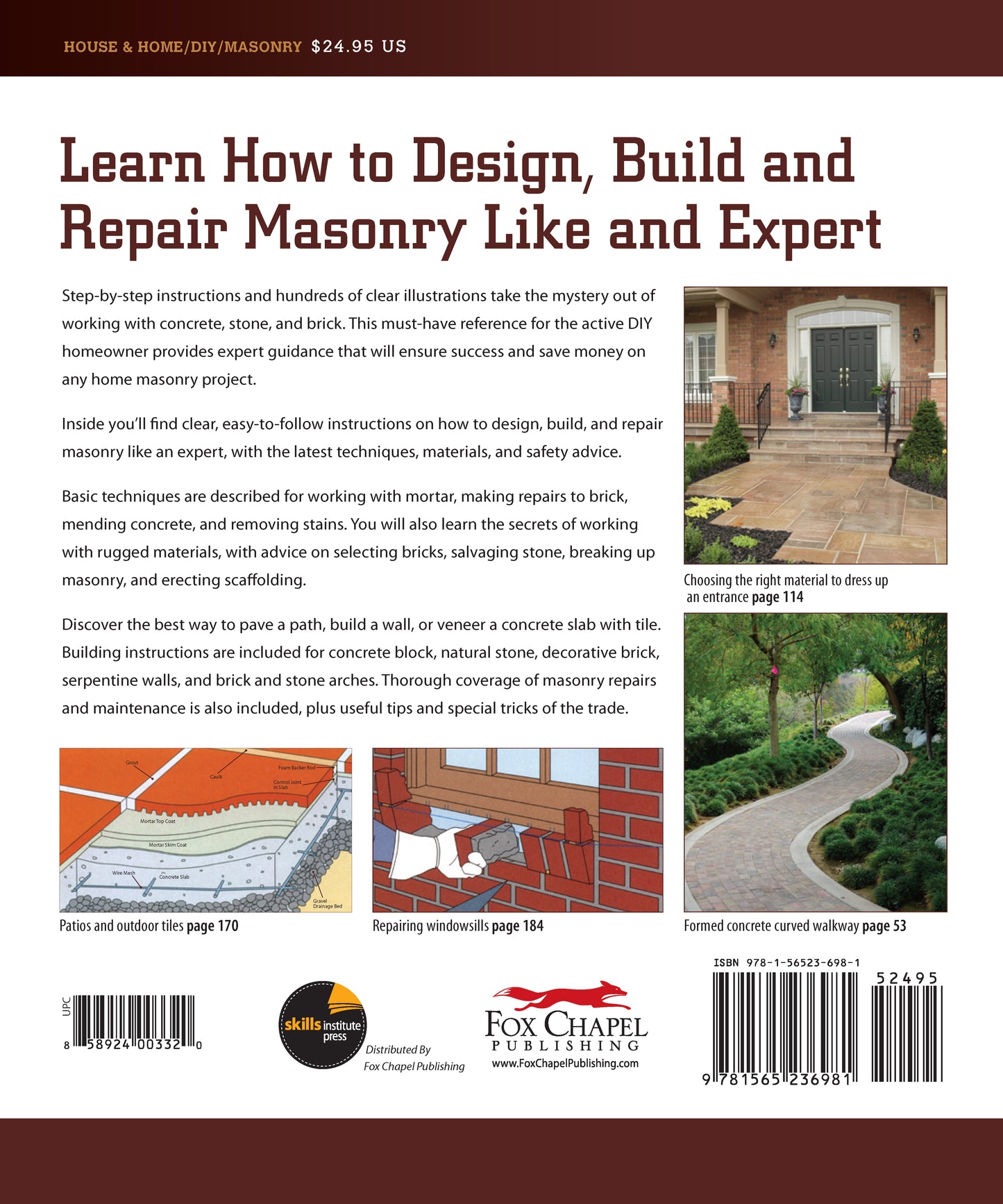 Masonry - Fox Chapel Publishing Co.