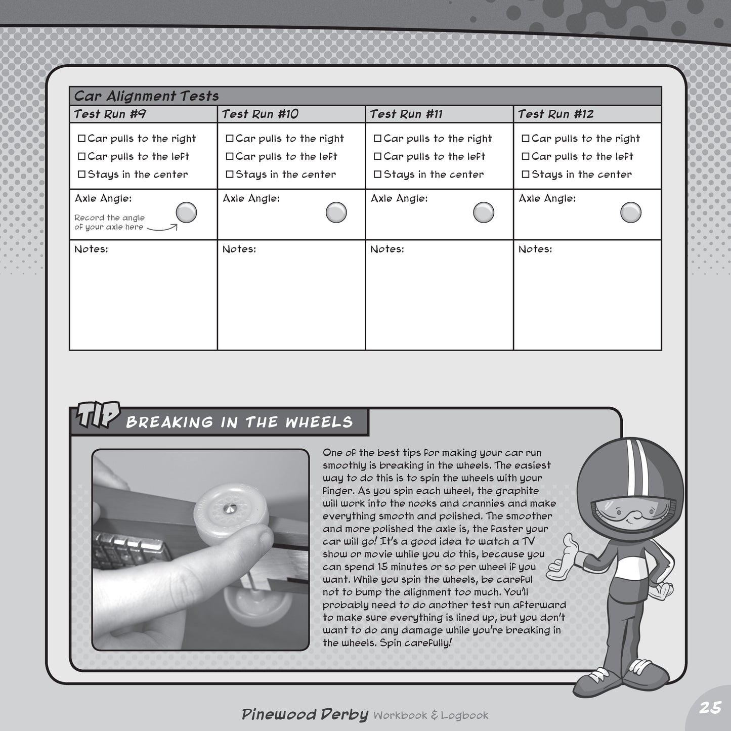 Pinewood Derby Workbook & Logbook - Fox Chapel Publishing Co.