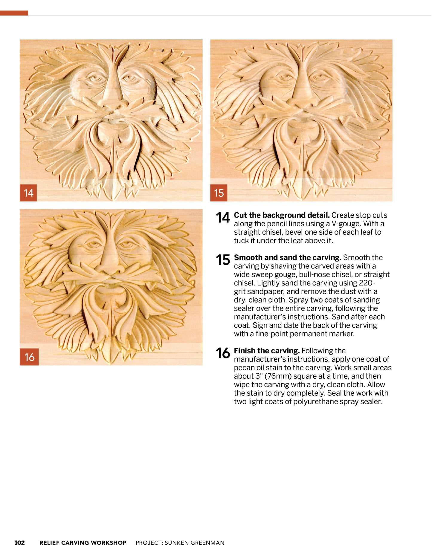 Relief Carving Workshop - Fox Chapel Publishing Co.