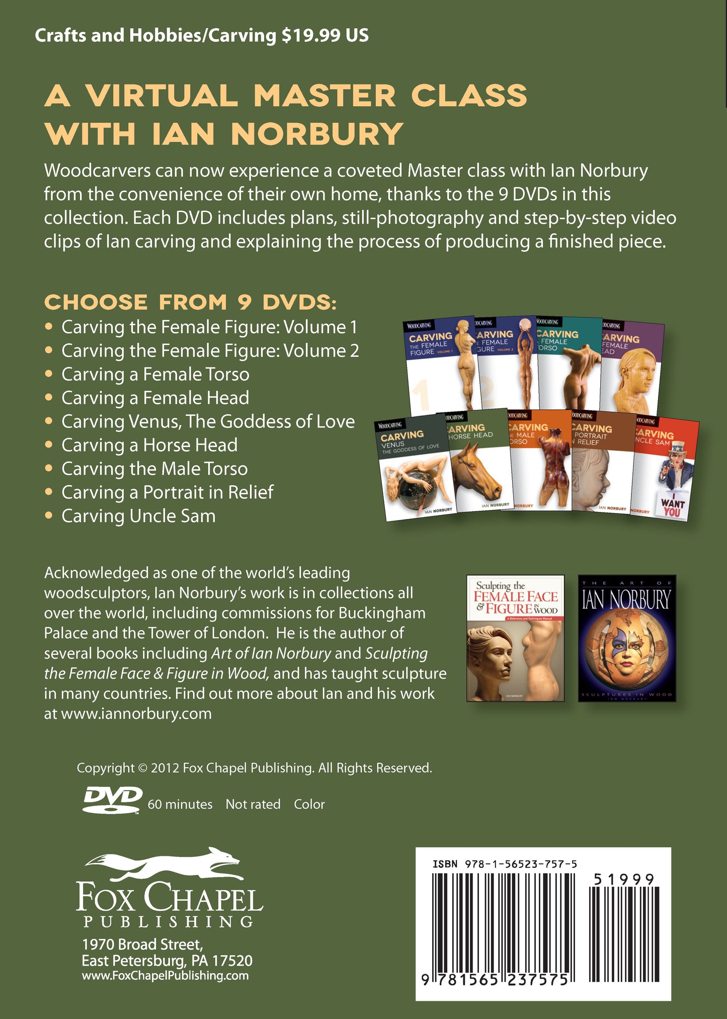 Carving a Horse Head DVD - Fox Chapel Publishing Co.