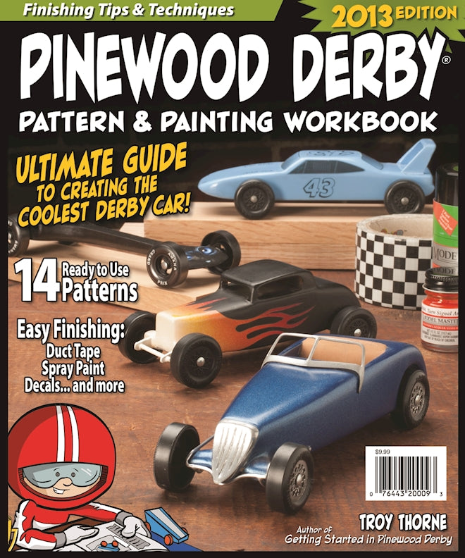 Pinewood Derby Pattern & Painting Workbook - Fox Chapel Publishing Co.