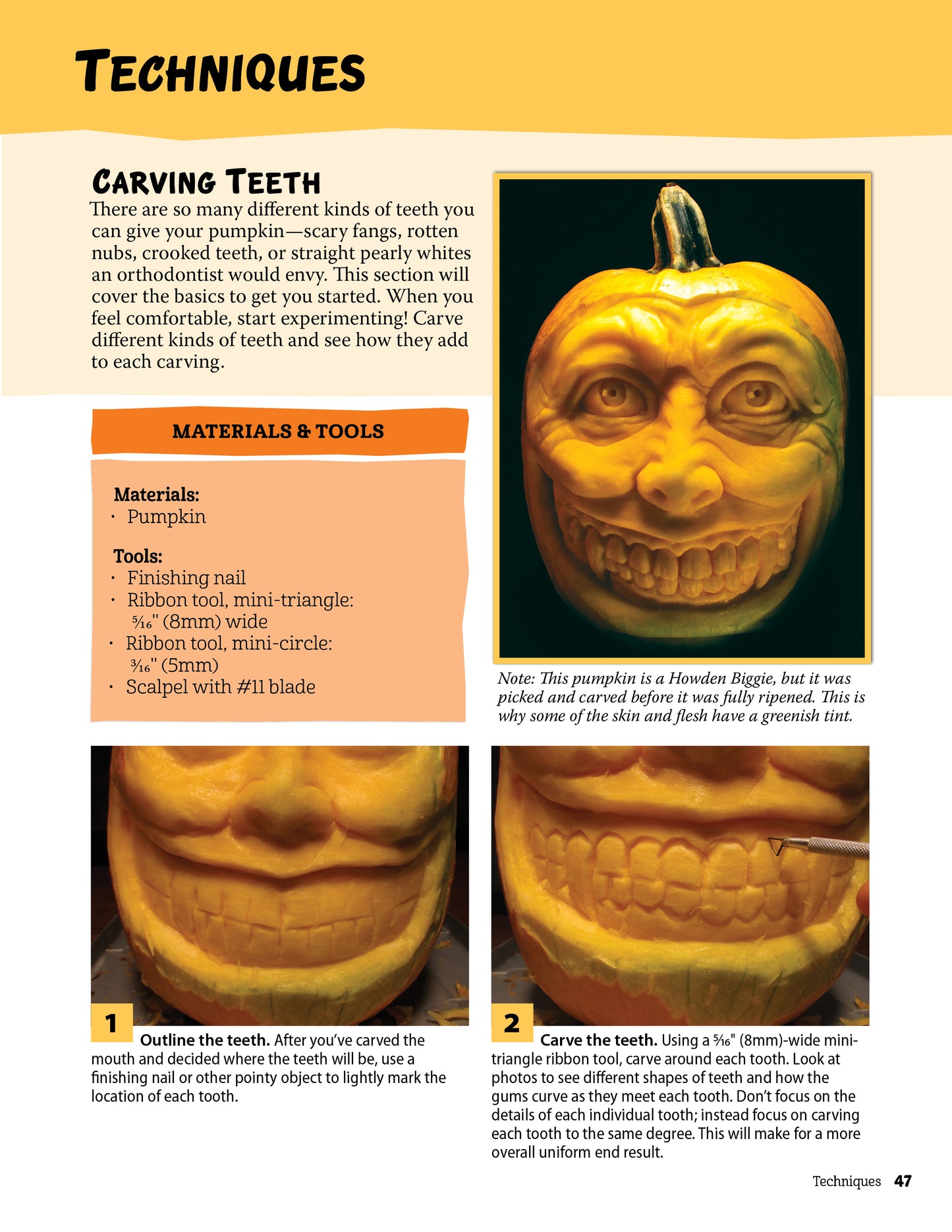 Realistic Pumpkin Carving