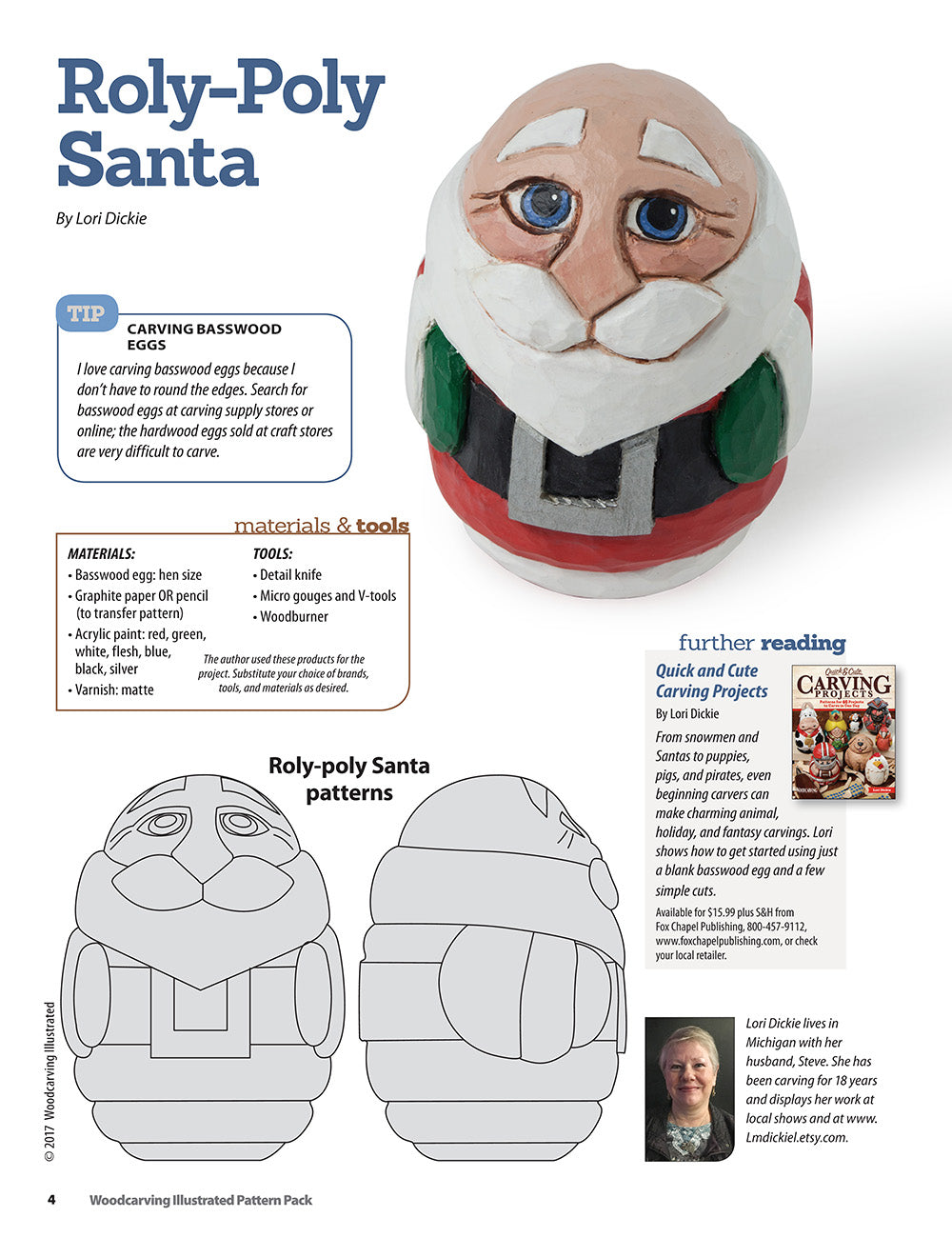 Holiday Woodcarving Pattern Collection - Fox Chapel Publishing Co.