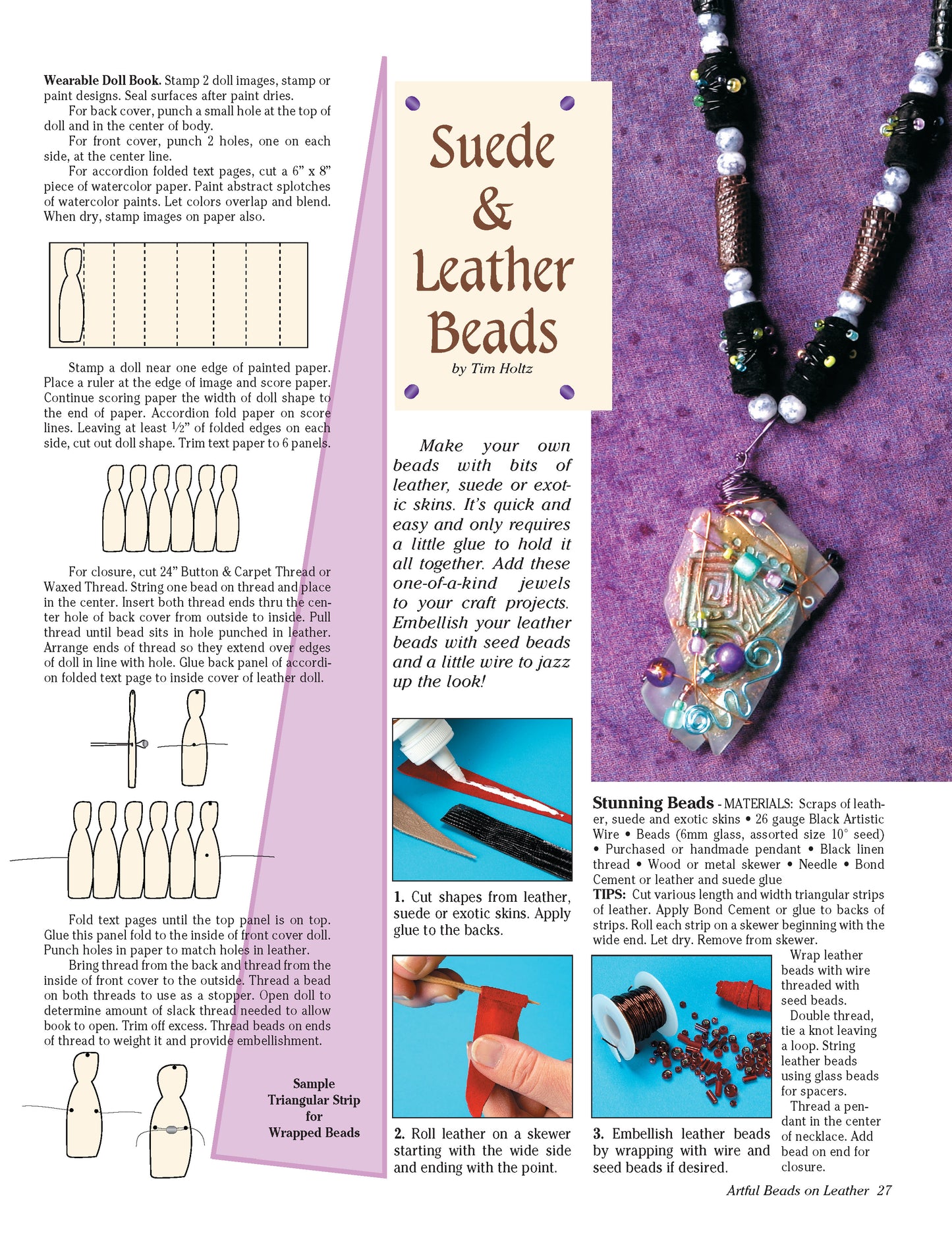 Artful Beads on Leather - Fox Chapel Publishing Co.