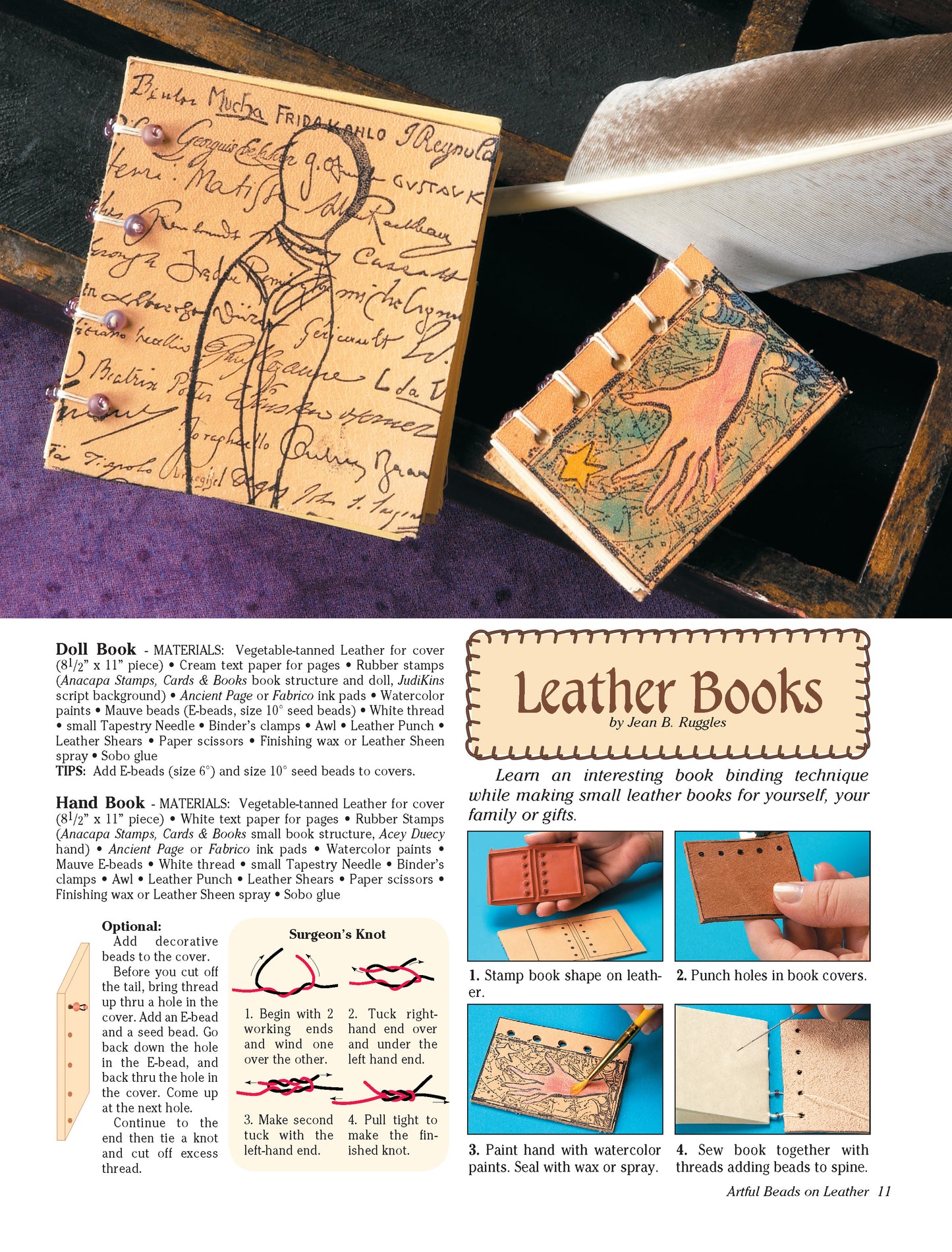 Artful Beads on Leather - Fox Chapel Publishing Co.
