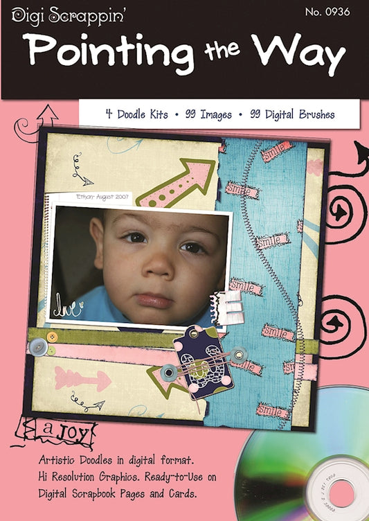 Pointing the Way: Digi Scrappin' CD - Fox Chapel Publishing Co.